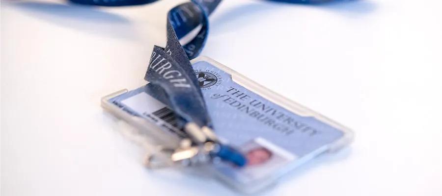 University card and lanyard